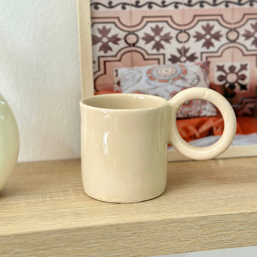 6 mugs Hand-Painted Ceramic Mugs – Microwave & Dishwasher Safe from Morocco