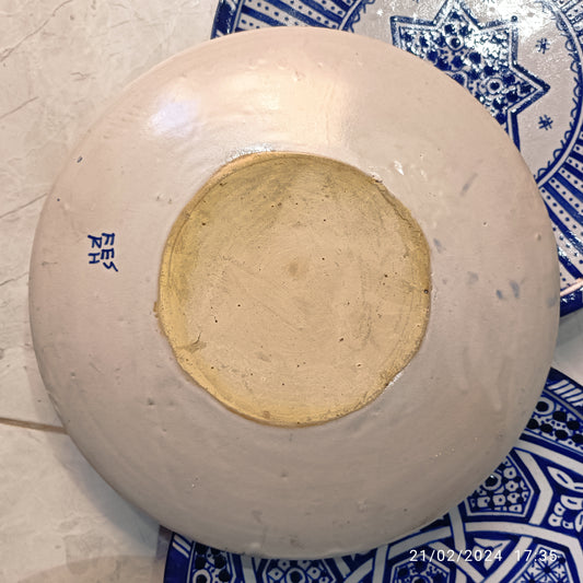 MOROCCAN FEZ POTTERY PLATES