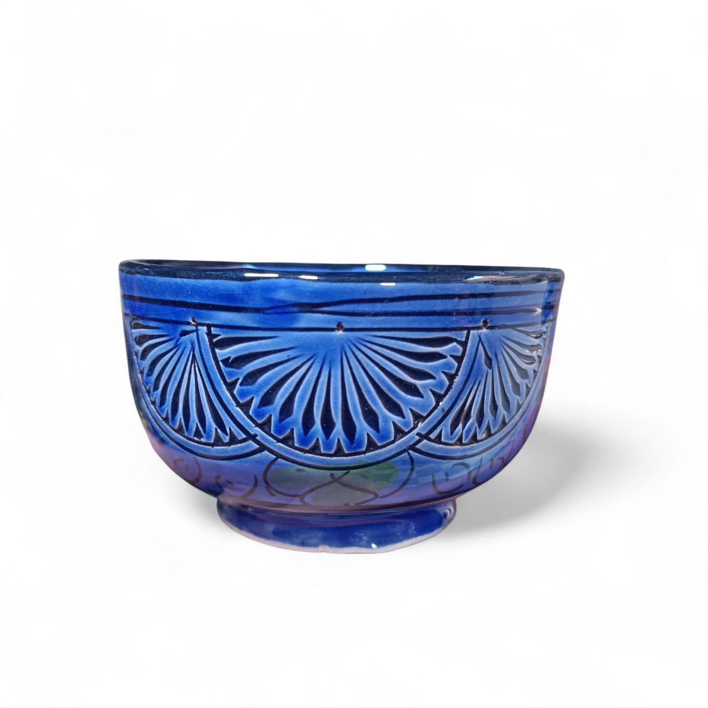6 bowls handcrafted hand painted different colors