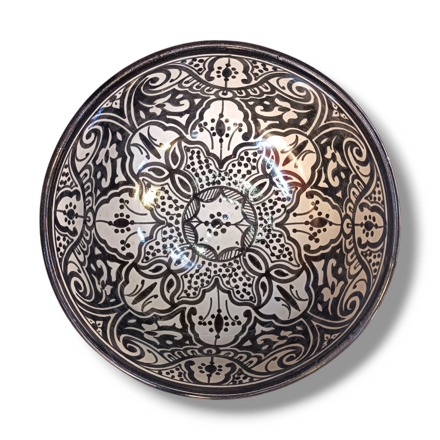 Moroccan salad bowl handmade and hand painted