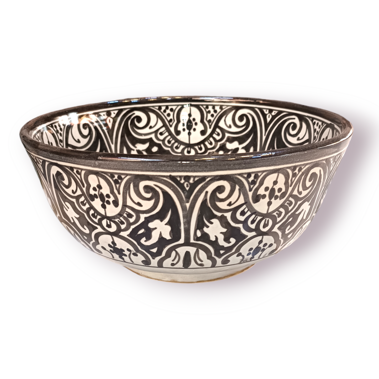 Moroccan salad bowl handmade and hand painted