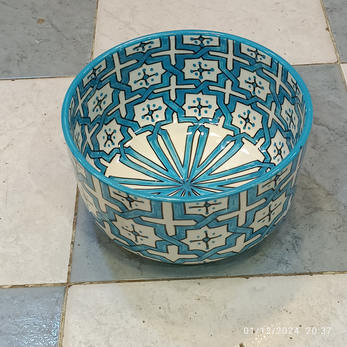 Handmade Moroccan fez pottery Bowls – Hand-Painted Moroccan ceramic