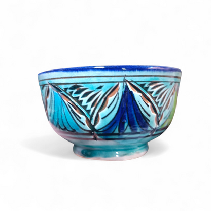 6 bowls handcrafted hand painted different colors