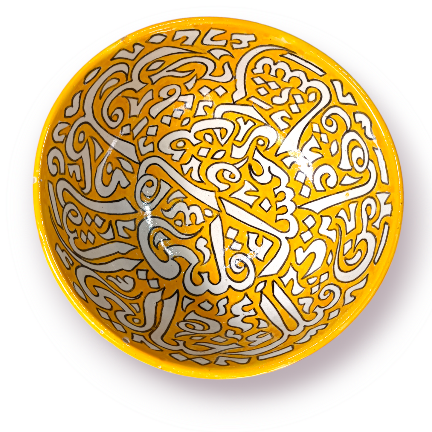 Moroccan salad bowl handmade and hand painted
