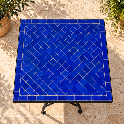 Handmade Moroccan Mosaic Table – Authentic Fez Craftsmanship