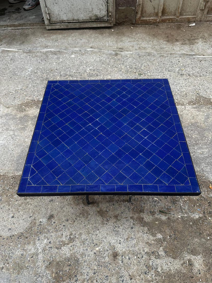 Handmade Moroccan Mosaic Table – Authentic Fez Craftsmanship