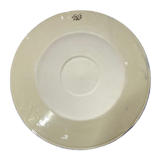 Moroccan Fez Pottery  Plates set  – Handmade Geometric Ceramic Dinner Plates